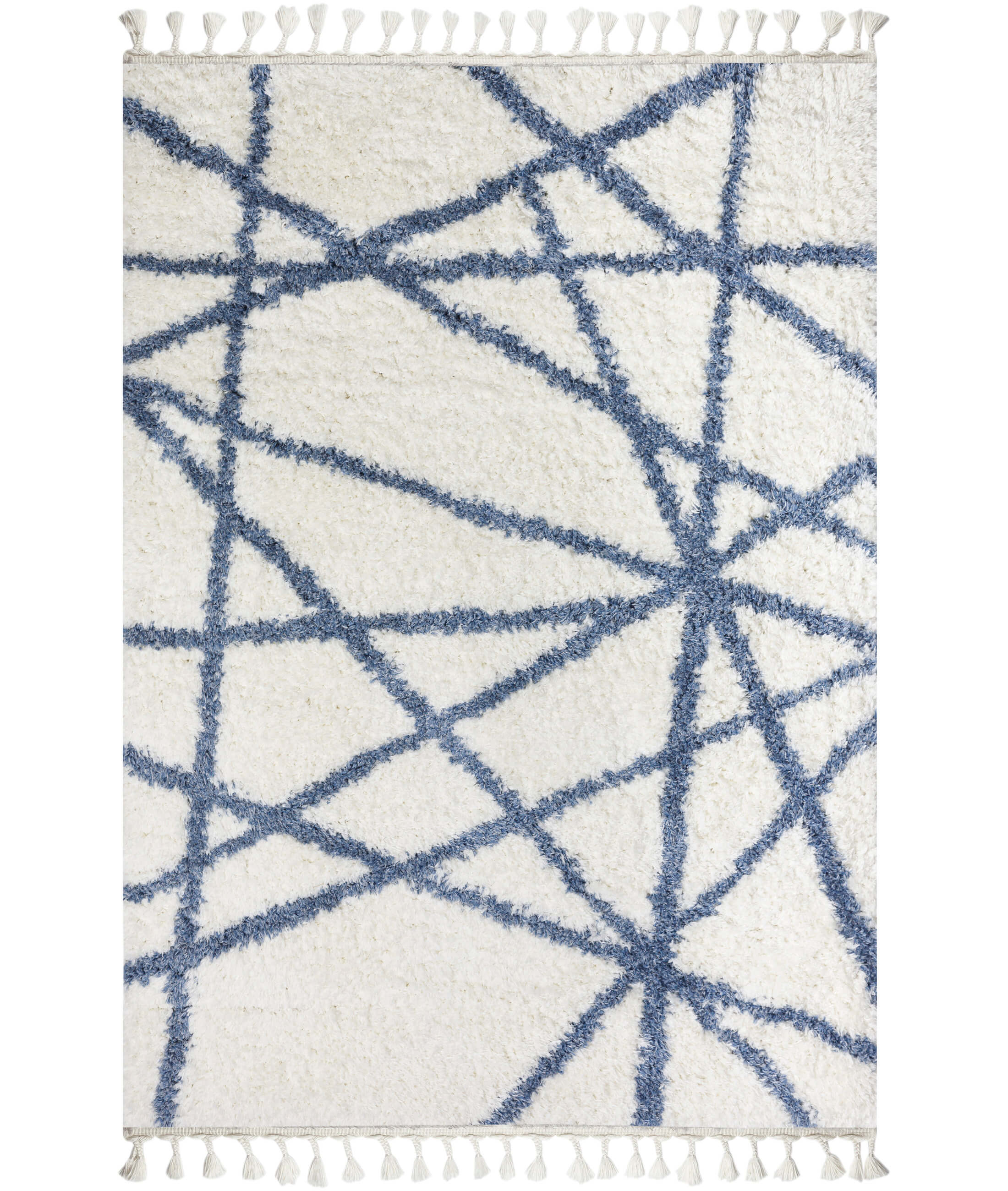 Marakesh White Blue Carpet 2991A